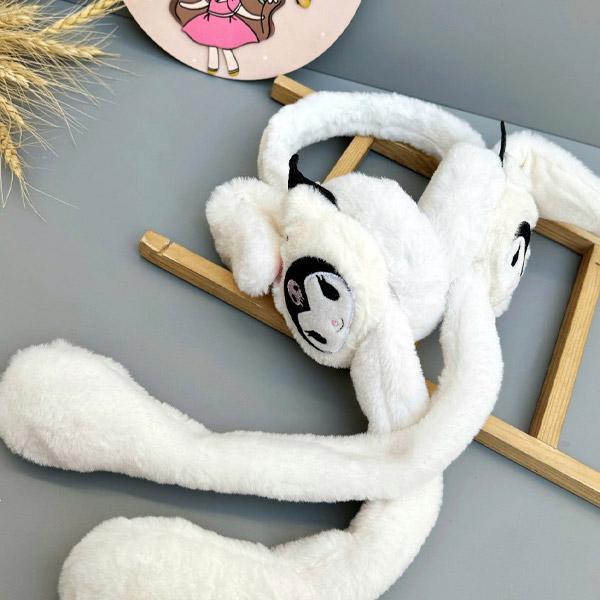 عکس شماره:2 , گوش بند پمپی کرومی طرح فانتزی – گرم، نرم و راحت