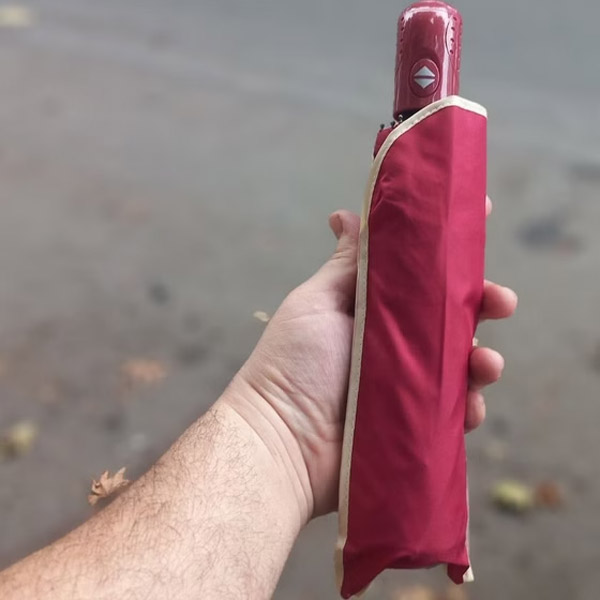 عکس شماره:1 , چتر فول اتومات ۸ فنره دسته تخمه‌مرغی کاور‌دار