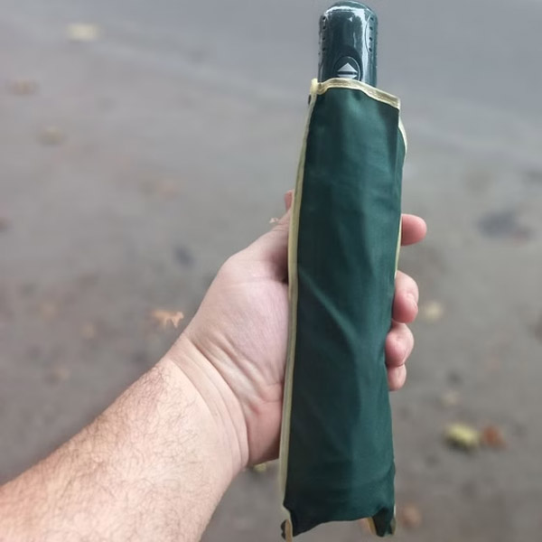 عکس شماره:0 , چتر فول اتومات ۸ فنره دسته تخمه‌مرغی کاور‌دار