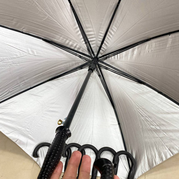 عکس شماره:3 , چتر مردانه دسته عصایی با فنر دوبل | دولایه و با کیفیت بالا