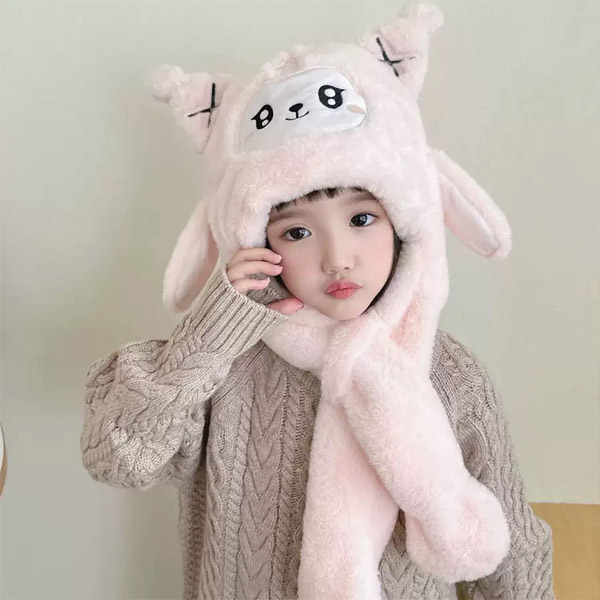 عکس شماره:0 , کلاه پمپی طرح کرومی بچگانه – پشمی، گوش‌دار، صدادار