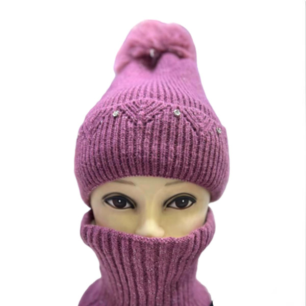 عکس اصلی کلاه و شال رینگی سایز بزرگ – ست کلاه شال مانتویی در ۶ رنگ