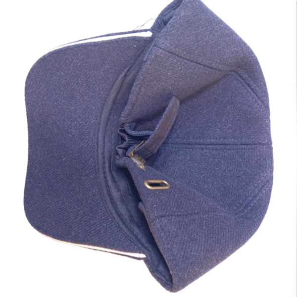 عکس شماره:3 , کلاه پشمی مردانه دو لایه گوش‌دار وارداتی – رنگ مشکی زغالی، پشت فلزی