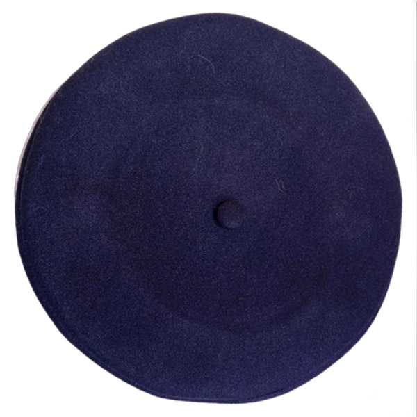 عکس اصلی کلاه برت زنانه فرانسوی پشمی – تک‌رنگ، مدل کلاسیک